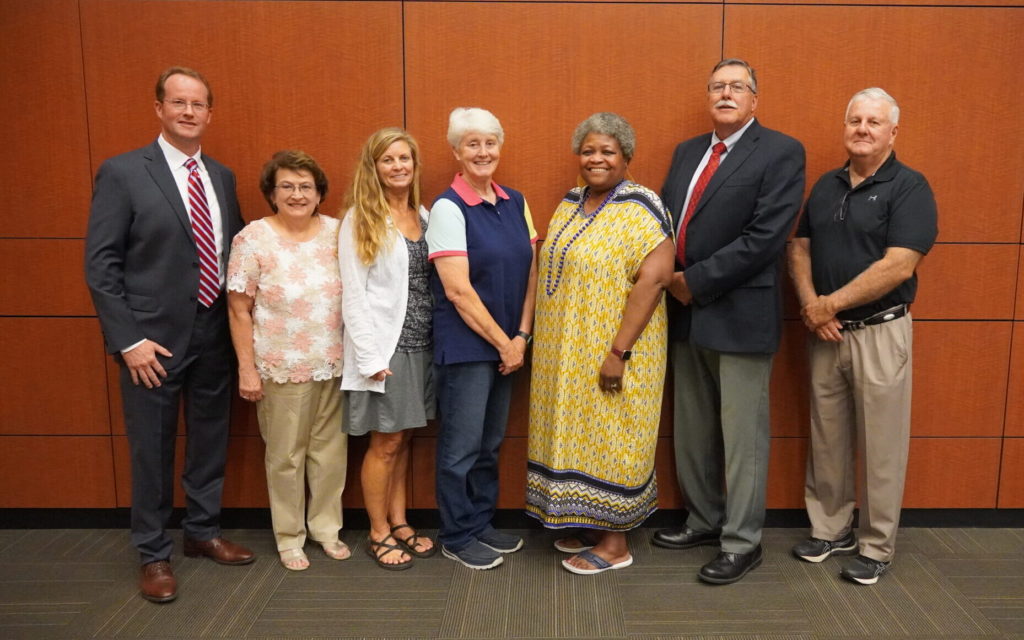 CCC Retirees with College President
