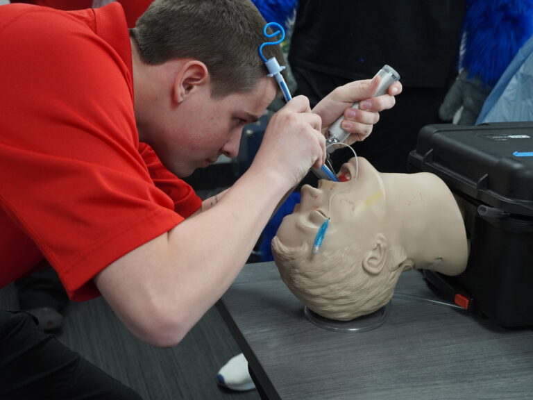 Advanced EMT student learns about difficult airways