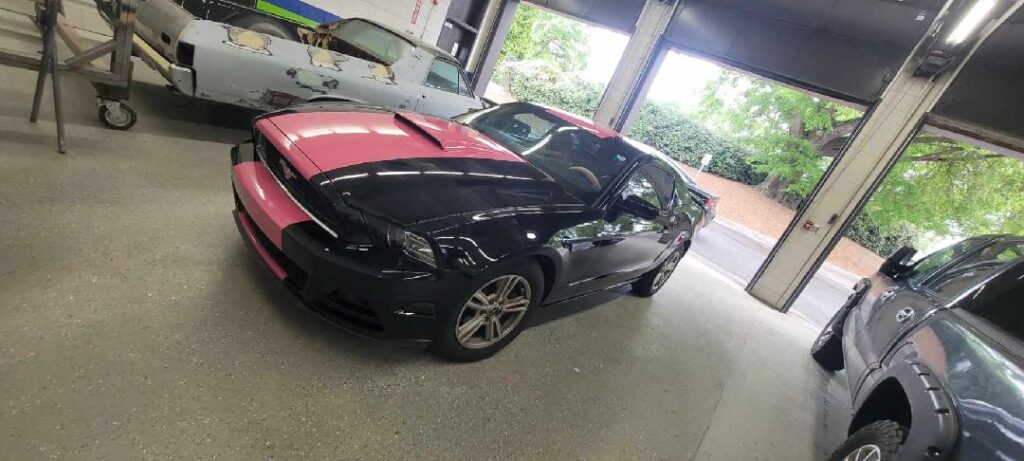 Miranda Parks restored Mustang.