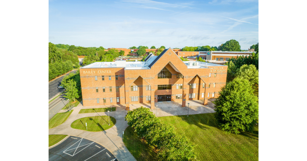 Aerial photo of the Bailey Center
